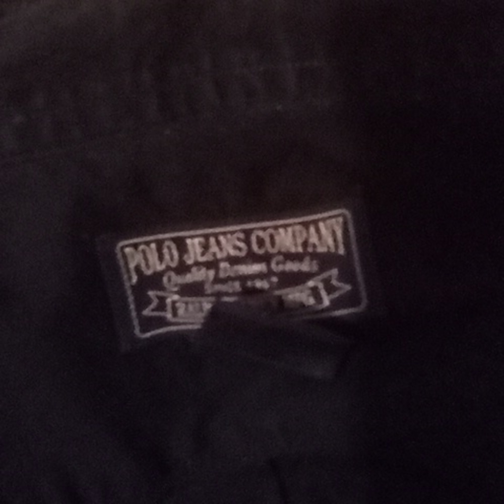 Mens extra large black polo jeans company Ralph Lauren dress shirt